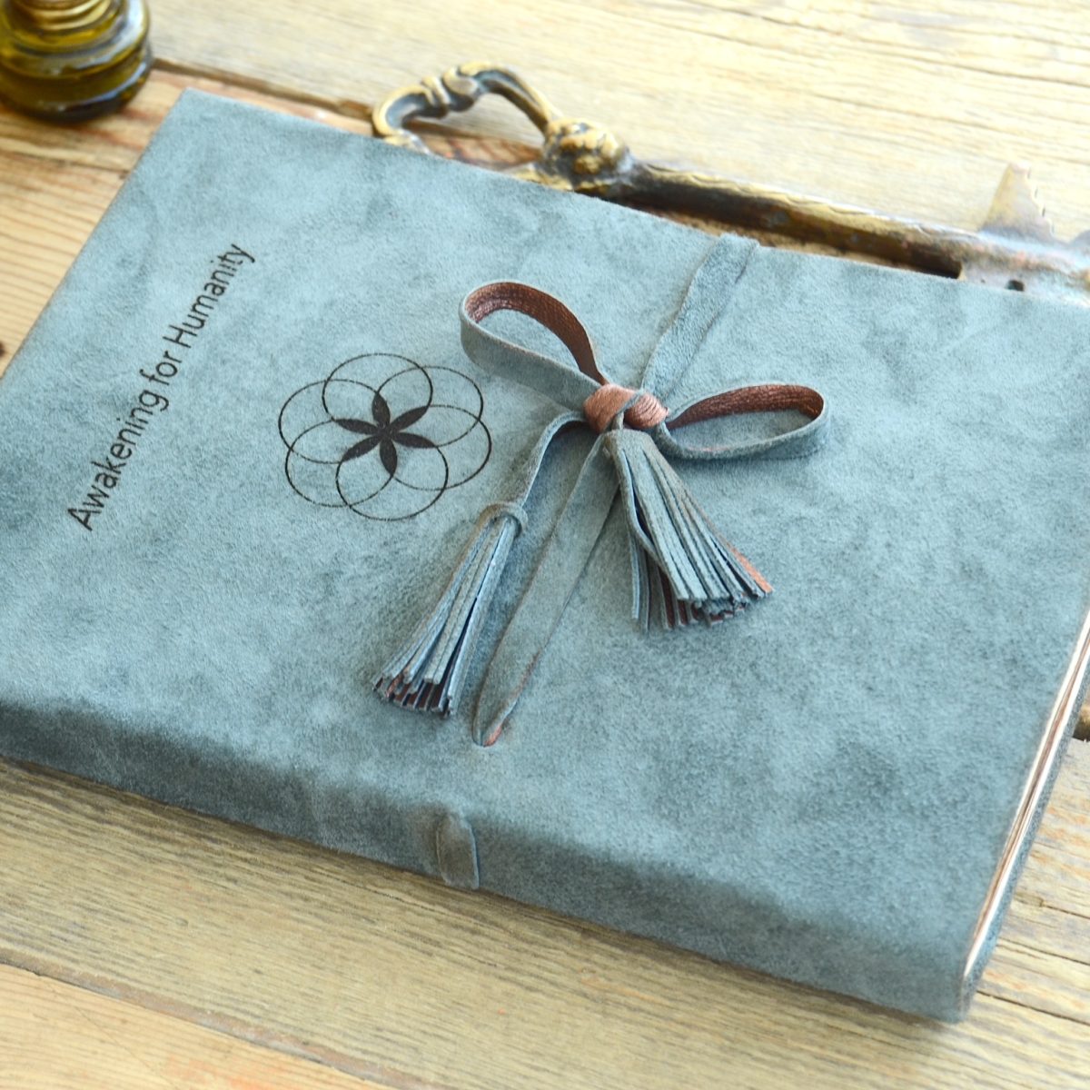 AWAKENING for Humanity - Blue handmade journals (limited edition, only 5 made)